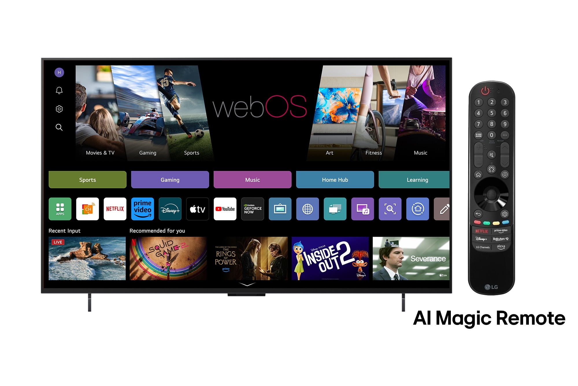 LG OLED evo AI C5 de 42 inch,  4K Smart TV, 2025, OLED42C5ELB, thumbnail 3